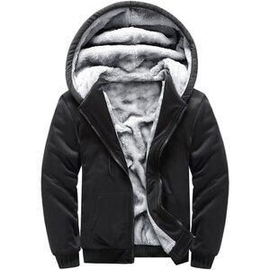 ❤️ Hoodies  for Men Full Zip Up Fleece Jackets Heavyweight Sweatershirts